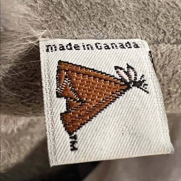 MUK LUKS Gray Rabbit Fur Winter Boots - Picture 3 of 4